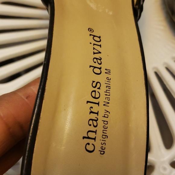 Charles David by Natalie M Women's Leather sole high heel SZ 7.5 - Picture 5 of 8